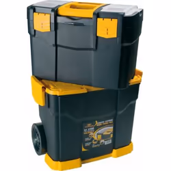 Art Plast 6700R Cassetta degli attrezzi Plastica Nero, Giallo - Vista aggiuntiva 4