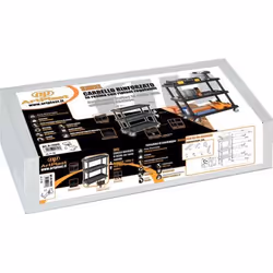 Art Plast D+75373 carrello e supporto multimediale Nero Trolley multimediale - Vista aggiuntiva 3