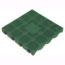 Pavimento Drenante Mattonelle In Pvc Col.Verde 40X40Xh4,8 Cm Cf. 10 Pz