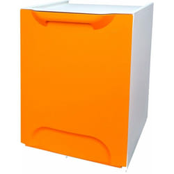Cassonetto racc.differenziata giallo 34X29XH47 cm.