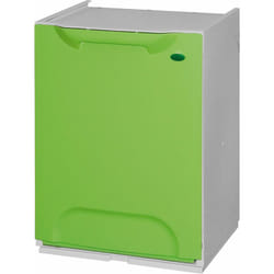 Cassonetto racc.differenziata verde 34X29XH47