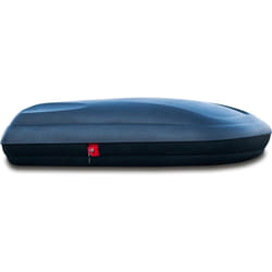 Box tetto auto da 320 litri 'ba320' in polipropilene finitura carbonio 1320x778x345 cm