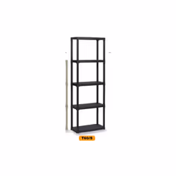 ARTPLAST Scaffale Tempo 5 PianiScaffale 5 piani della linea Tempo, prodotto in polipropilene, non assorbe gli odori, non trat ...