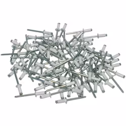 il kit 100 rivetti fissaggio targa di colore bianco rappresenta la soluzione adatta per fissare la targa del tuo veicolo.
