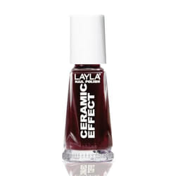 Layla Cosmetics Smalto Layla Ceramic Effect smalto per unghie 10 ml Rosso Lucida