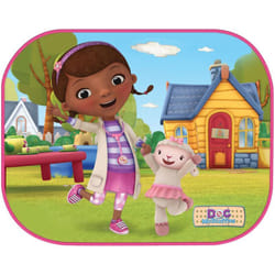 Coppia tendine parasole laterali auto Dott.ssa Peluche universali 44x35cm bambine