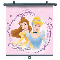 Coppia tendine laterali per auto con stampa Principesse 46x56cm bambina rosa