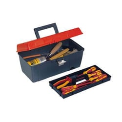 Plano 351 Cassetta degli attrezzi Metallo, Plastica Grigio, Rosso