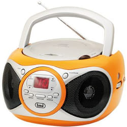 Trevi CD 512 Digitale 6 W AM, FM Arancione, Argento