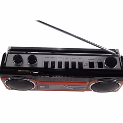 Trevi PORTABLE RADIO RECORDER USB SD WIRELESS CASSETTA RR 501 BT RED - Vista aggiuntiva 6