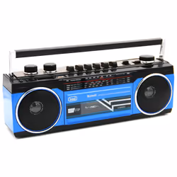 Trevi RADIO REGISTRATORE PORTATILE USB SD WIRELESS CASSETTA RR 501 BT BLU - Vista aggiuntiva 5