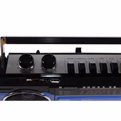 Trevi RADIO REGISTRATORE PORTATILE USB SD WIRELESS CASSETTA RR 501 BT BLU - Vista aggiuntiva 6