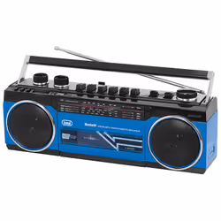 Trevi RADIO REGISTRATORE PORTATILE USB SD WIRELESS CASSETTA RR 501 BT BLU - Vista aggiuntiva 7