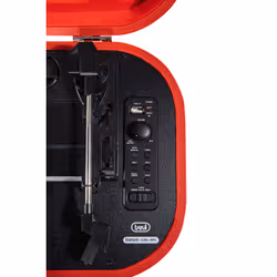 Trevi SALLY GIRADISCHI STEREO WIRELESS USB AUX-IN BATTERIA RICARICABILE TT 1020 BT ROSSO - Vista aggiuntiva 6