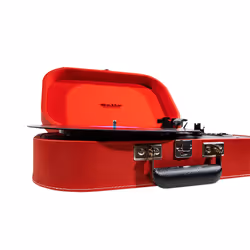 Trevi SALLY GIRADISCHI STEREO WIRELESS USB AUX-IN BATTERIA RICARICABILE TT 1020 BT ROSSO - Vista aggiuntiva 7