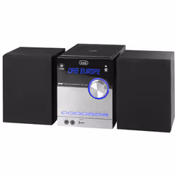 Trevi STEREO HI-FI DAB+ 30W WIRELESS USB AUX-IN CD HCX 10D8 DAB, Mini impianto audio domestico, Nero, Argento, 1 console, Sup ...