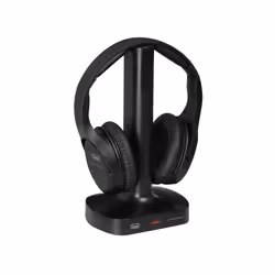 Trevi FRS 1480 R Cuffie Con cavo e senza cavo A Padiglione MUSICA USB tipo-C Base di ricarica Nero - Vista aggiuntiva 4