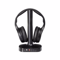 Trevi FRS 1480 R Cuffie Con cavo e senza cavo A Padiglione MUSICA USB tipo-C Base di ricarica Nero - Vista aggiuntiva 5