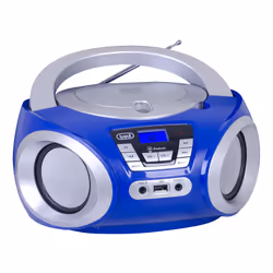 Trevi STEREO PORTATILE BOOMBOX CD WIRELESS USB AUX-IN CMP 544 BT BLU