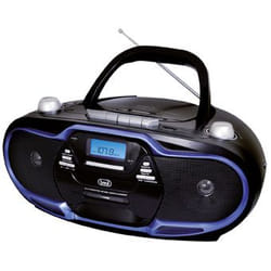 Trevi 057404 impianto stereo portatile Digitale 20 W AM, FM Nero, Blu Riproduzione MP3