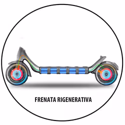 EMG VELOCIPTOR HERO ES108EW MONOPATTINO ELETTRICO 10" NERO - Vista aggiuntiva 8