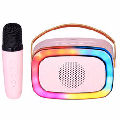 Trevi XR JUMP ALTOPARLANTE KARAOKE PORTATILE 10W WIRELESS USB MICRO SD AUX-IN XR 8A01 MINIPARTY ROSA, 10 W, Con cavo e senza ...