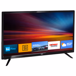 Trevi Smart TV Android 24" Digitale Terrestre e Satellitare Cavo Accendisigari 12V LTV 2410 SMART