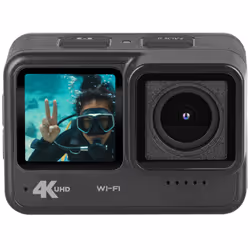 Trevi GO 2600 4K, 4K Ultra HD, CMOS, 20 MP, 120 fps, Wi-Fi, 116 g
