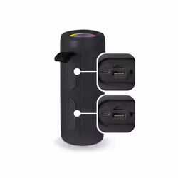 Trevi Altoparlante 2x15W Wireless 5.3 Micro SD AUX-IN IPX5 XCS 8A88 B Nero - Vista aggiuntiva 3