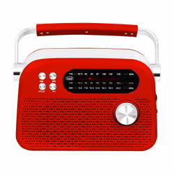 Trevi Radio Wireless Portatile Multibanda USB Micro SD RDA 70 BR Rosso - Vista aggiuntiva 3
