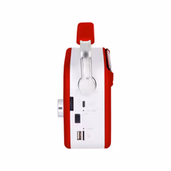 Trevi Radio Wireless Portatile Multibanda USB Micro SD RDA 70 BR Rosso - Vista aggiuntiva 4
