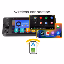 Trevi Autoradio DAB FM RDS 160W con Touchscreen 6.6" e Antenna DAB in Dotazione MDV 6370 DAB - Vista aggiuntiva 4
