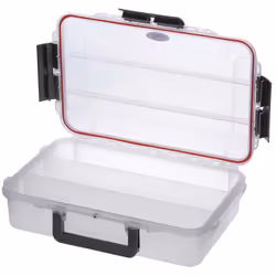 Valigetta pesca di Plastica Panaro MAX004T trasparente della linea Max Grip, ideale per trasportare, proteggere e organizzare ...