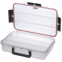 MAX - Plastica Panaro Valigetta Pesca 004T, per Trasportare, Proteggere e Organizzare l'Attrezzatura, Trasparente, Dimensioni Esterne 350 x 230 x H86