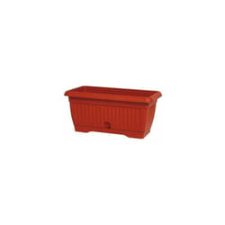 Fioriera Vaso Rettangolare Giglio Medium 540 Col.Terra con Riserva 55X25X21H cm