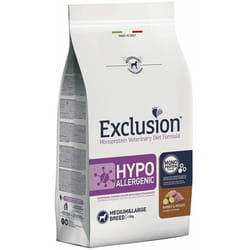 Exclusion - Dog Hypoallergenic Adult Small Breed Maiale e Piselli Dog Hypoallergenic Adult Small Breed Maiale e Piselli - Sacco Da 2 Kg