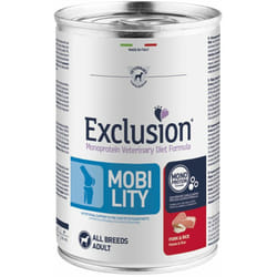 Cane Mobility All Breeds 400gr Maiale e Riso - Exclusion