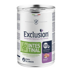 Cane Puppy Intestinal All Breeds 400gr Maiale e Riso - Exclusion