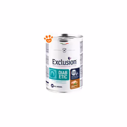 Alimento completo dietetico con formulazione monoproteica per cani con diabete mellito Exclusion Monoprotein Veterinary Diet ...