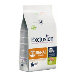 Exclusion - Gatto Renal Phase 1 300gr Maiale Piselli e Riso