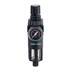 Filtro- Separatore d'acqua con capacità di filtrazione di 10 micron - Perfetto per la verniciatura - Regolatore di pressione  ...