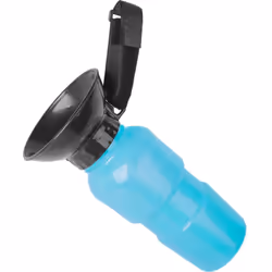 Borraccia con ciotola da viaggio modello River da 500 ml per cani e gatti Marca : Record Misura : diametro 10,5 cm x 21,5 cm, ...