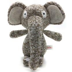 Record - Peluche con effetto sonoro Linea Softy Elefante per cani