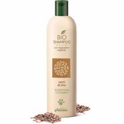 Shampoo Bio ristrutturante e illuminante con semi di lino per cani e gatti 250ml Marca: Record Formato: Flacone da 250 ml Pro ...