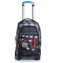 Seven JACK TROLLEY 2WD - SPACE CHECK zaino Nero, Grigio Poliestere