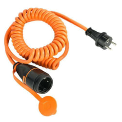 Prolunga a spirale Electraline 01745-ip44 1 metro
