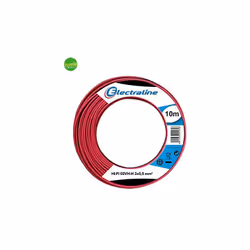 Cavo HI-Fi 03VH-H Electraline conforme alla Direttiva BT 2006-95-CE con anima flessibile in rame nudo e isolante in PVC. Ques ...