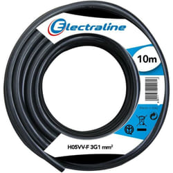 Cavo electraline h05vv-f 3gx1 colore nero - 11701