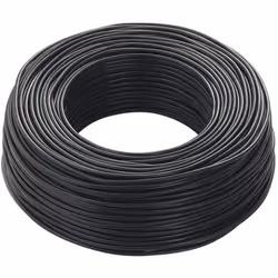 Sezione 1 x 1.5 mm²; Nero, 10 m; Cavo FS17 sezione 1 x 1.5 mm² con certificato DoP e conforme al regolamento CPR; Corrisponde ...