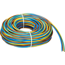 Electraline - 25149 Cavo Unipolare N07V-K, Sezione 1x2.5 mm, 10 mt, Marrone/Blu/Verde/Giallo